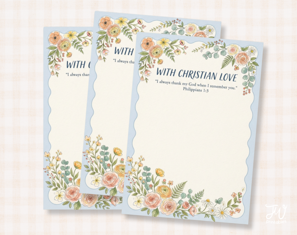 Christian Love Notecards
