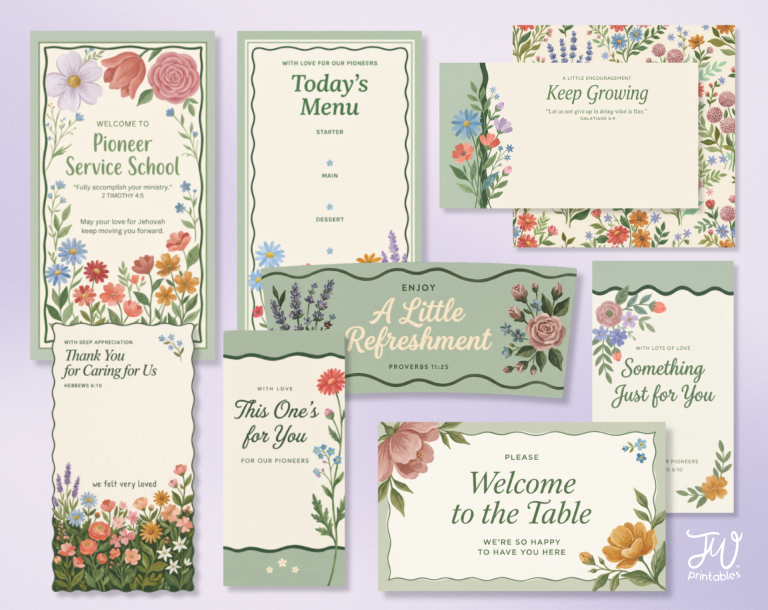 Green Floral Pioneer School Kit