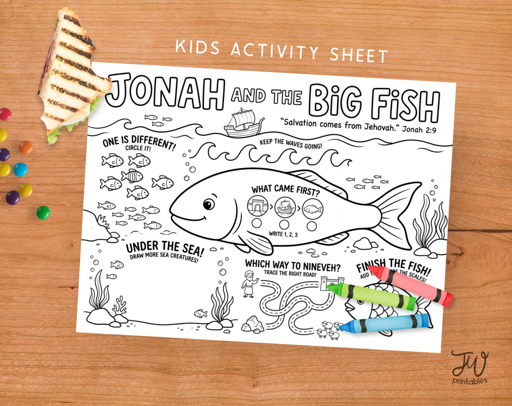 Jonah Activity Sheet