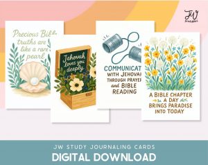 JW Journaling Cards • Jehovah Loves You Deeply